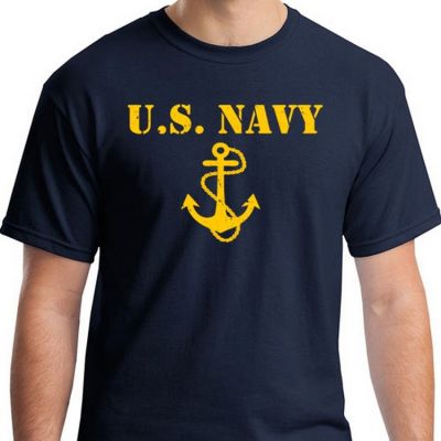 Фото футболки ВМС США U.S. Navy Vintage Emblem Tee