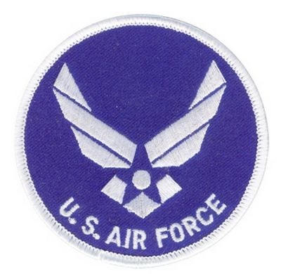 Фото нашивки ВВС США U.S. Air Force with Hap Patch (3