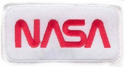 Фото нашивки NASA Logo White-Red