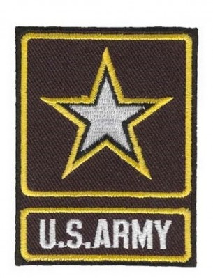 Фото нашивки U.S. Army with Star and Outline Patch (2.75