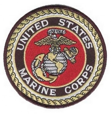 Фото нашивки Морской Пехоты США United States Marine Basic Patch