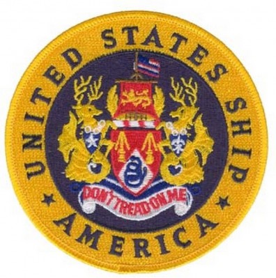 ФОТО НАШИВКИ USS AMERICA (CV-66) PATCH 4 1/2