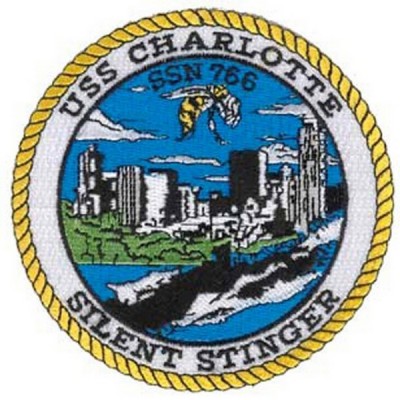 ФОТО НАШИВКА USS CHARLOTTE SSN-766 PATCH (4