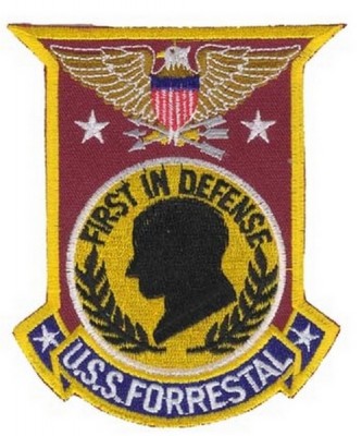 Фото нашивки авианосца USS FORRESTAL CV-59