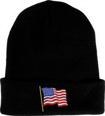 Фото зимней шапки American Flag Watch Cap