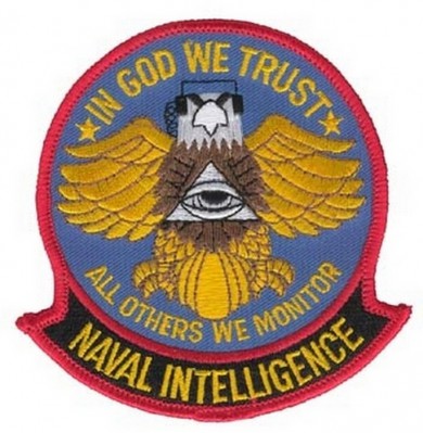 Фото нашивки Военно-Морской Разведки NAVAL INTELLIGENCE