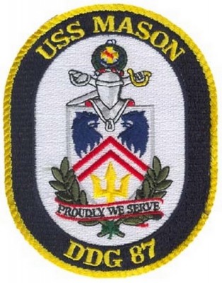Картинка нашивки эскадренного миноносца USS MASON DDG-87
