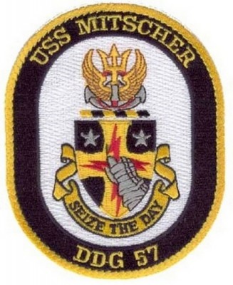 Картинка нашивки эсминца USS MITSCHER DDG 57