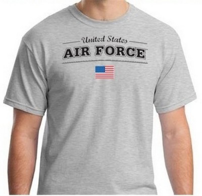 Картинка футболки United States Air Force With Flag T-Shirt