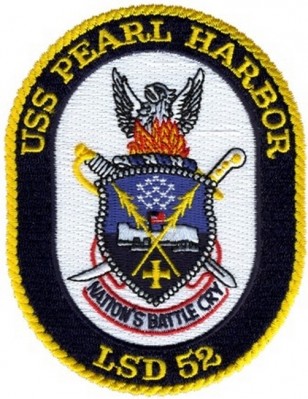 Фото нашивки USS Pearl Harbor LSD-52