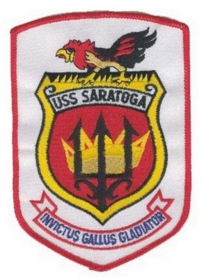 ФОТО НАШИВКИ USS SARATOGA CV-60 PATCH (5 1/2