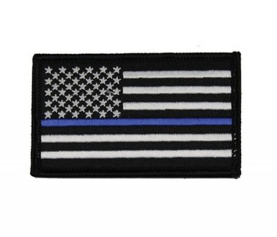 Фото нашивки United States Blue Line Flag