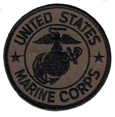 Фото нашивки U.S. Marine Corps Olive Drab Green Patch