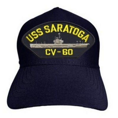 Фото бейсболки авианосца USS Saratoga CV-60