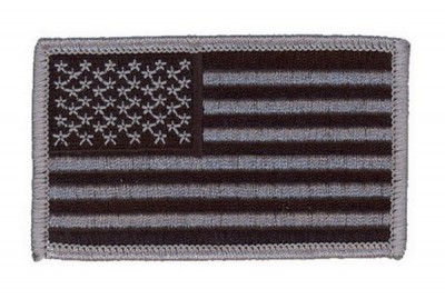 Картинка товара: нашивка USA Flag - Black-Grey