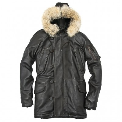 Фото кожаной куртки парки (Аляска) Cockpit USA Lambskin N3B