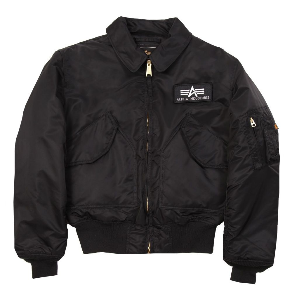 ヨウコALPHA INDUSTRIES アルファ フライト Летная куртка Alpha Industries CWU 45/P - Black, купить MJC22000C1