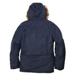 Фото куртки Аляска Alpha Industries N-3B Parka, цвет синий, вид сзади