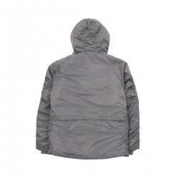 Куртка Аляска Alpha Industries N-3B Parka, вид сзади цвета вороненый метал