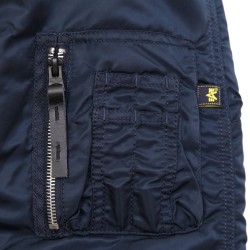 Фото кармана пенала куртки Slim Fit N-3B Parka, цвет синий