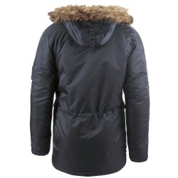 Фото куртки сзади Slim Fit N-3B стальной синий