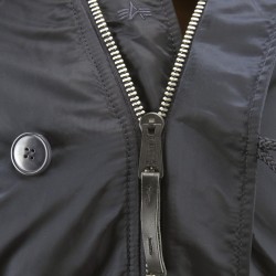 Фото молнии с замком Slim Fit N-3B стальной синий