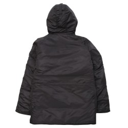 Фото куртки Slim Fit N-3B Parka, цвет черный, вид сзади