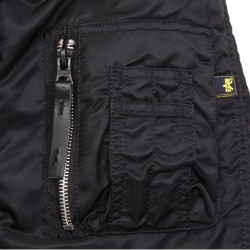 Фото кармана-пенала куртки Slim Fit N-3B Parka, цвет черный
