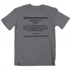Фото футболки Alpha Industries Safety Manual T-shirt, цвет серый