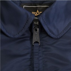 Фото замка куртки CWU 45/P Flight Jaket, цвет синий