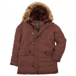 Фото куртки Altitude N-3B Parka цвет коричневый