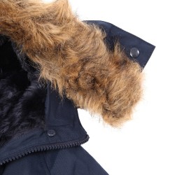 Фото опушки на куртке Altitude N-3B Parka цвет синий