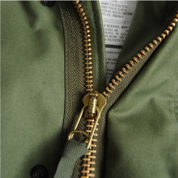 Фото молнии куртки M-65 Field Coat, цвет оливковый