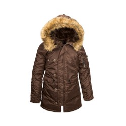 Фото куртки N-3B Women Parka, цвет коричневый
