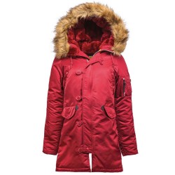 Фото куртки N-3B Women Parka, цвет красный
