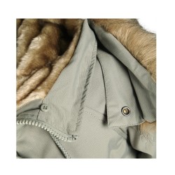 Фото капюшона куртки Altitude Women Parka, цвет зеленый (Alaska Green)