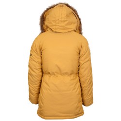 Фото куртки Altitude Women Parka, цвет желтый (Tumbleweed), вид сзади