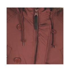 Фото молнии на куртке Altitude Women Parka, цвет красная охра