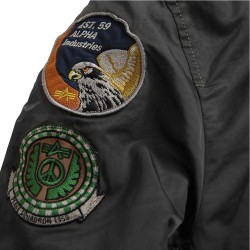 Фото нашивки куртки CWU Pilot Jacket, цвет черный