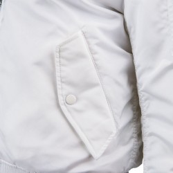 Фото кармана на куртке MA-1 Slim Fit, цвет белый