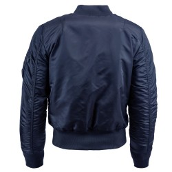 Фото куртки MA-1 Slim Fit, цвет синий, вид сзади