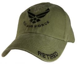 Бейсболка отставника ВВС США U.S. Air Force Retired Cap