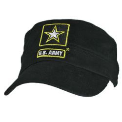Кепка Армии США U.S. Army Star Black Cap