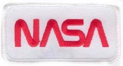 Нашивка NASA Logo White-Red