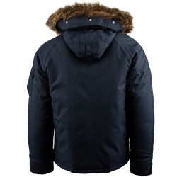 Фото мужской зимней куртки N-2B -1N Parka, цвет синий, вид сзади