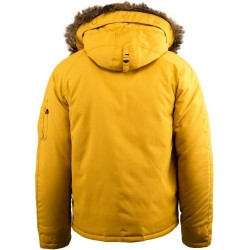 Фото мужской зимней куртки N-2B -1N Parka, цвет желтый, вид сзади