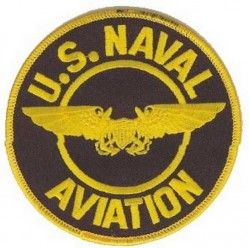 Нашивка Военно-Морской Авиации США U.S. Naval Aviation (NFO) 4"