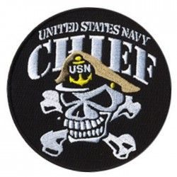 Нашивка U.S. Navy Chief (4")