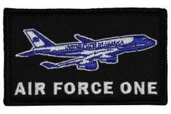 Нашивка из двух частей на липучке Air Force One With Plane Patch(2 Х 3")