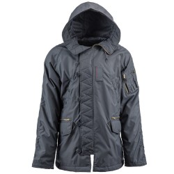 Фото куртки N-3B Ambrose Lightweight Parka, цвет стальной синий